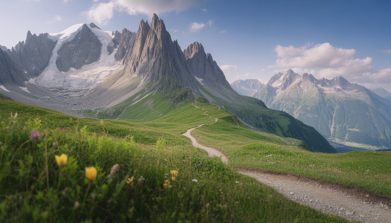 Circuit Tour du Mont Blanc Sud en France - Photo paysage
