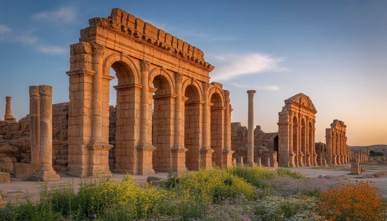Circuit Constantine et ruines romaines Timgad, Djemila en Algérie - Photo paysage