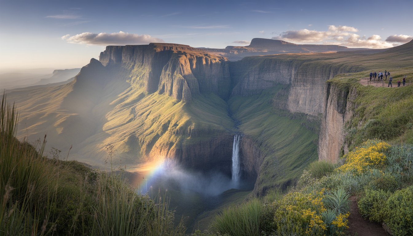 Circuit Aventure ethnique et panoramas spectaculaires: Drakensberg, trek au Lesotho et safaris Kruger en Afrique du Sud - Photo paysage