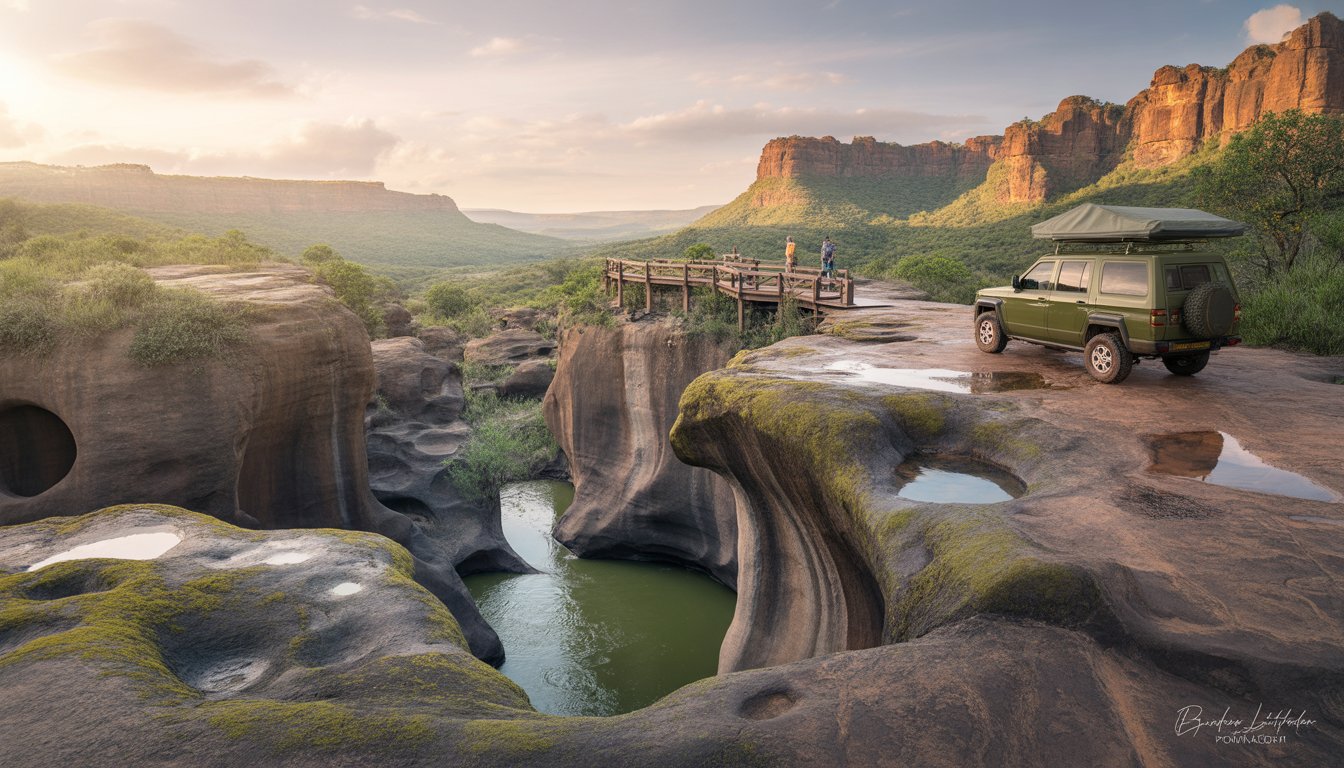 Safari autonome dans le Kruger et le Blyde Canyon en 4x4 avec tente sur le toit en Afrique du Sud - Photo paysage
