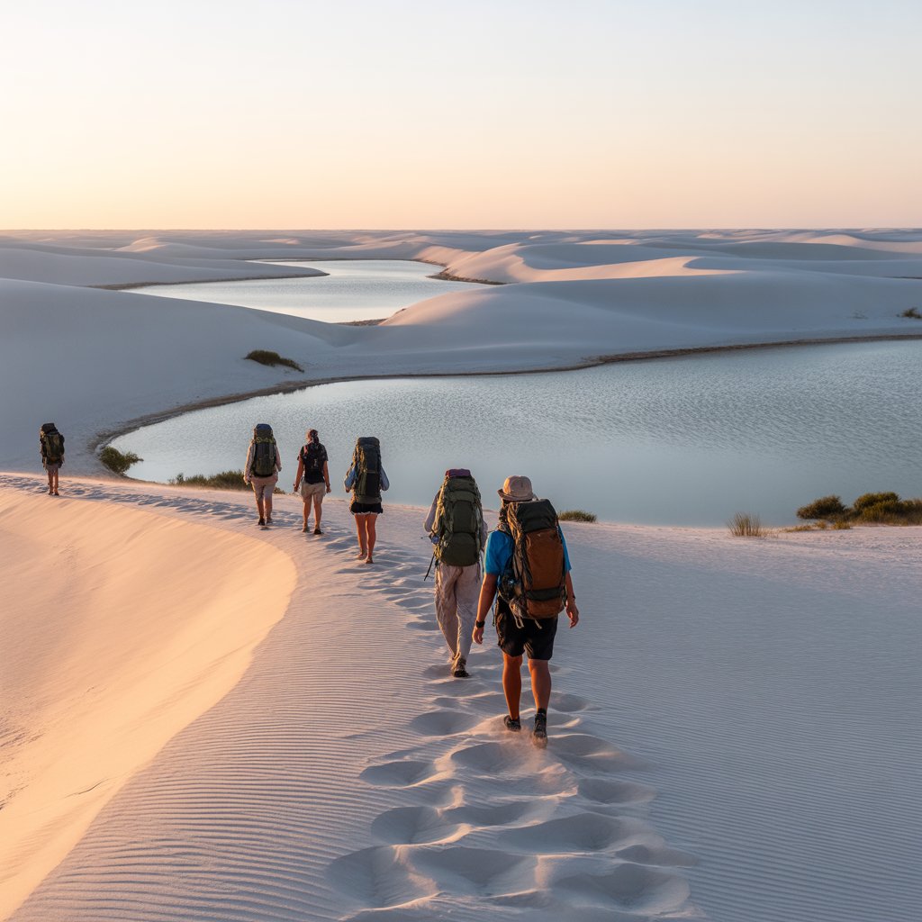 Photo du circuit Trek des pêcheurs Caiçaras et dunes des Lençóis Maranhenses : double immersion brésilienne en Brésil - Vue 5
