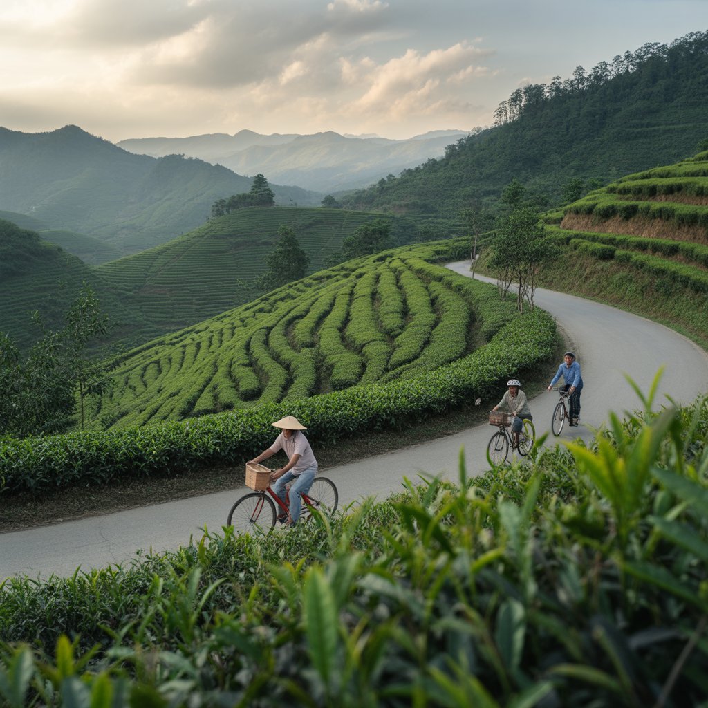 Photo du circuit à vélo dans le Nord du Vietnam : montagnes, terrasses et croisière en baie d'Halong en Vietnam - Vue 3