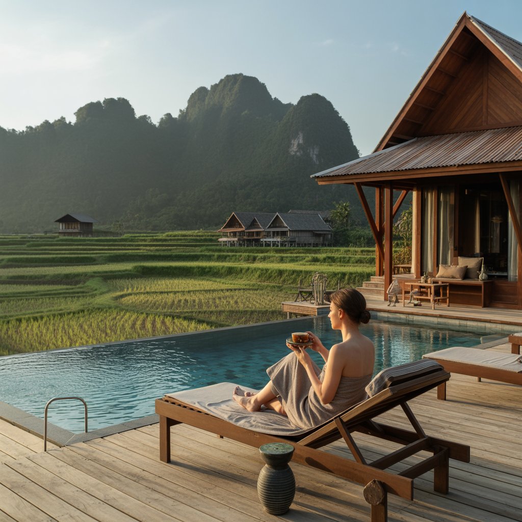 Photo du circuit à vélo dans le Nord du Vietnam : montagnes, terrasses et croisière en baie d'Halong en Vietnam - Vue 4