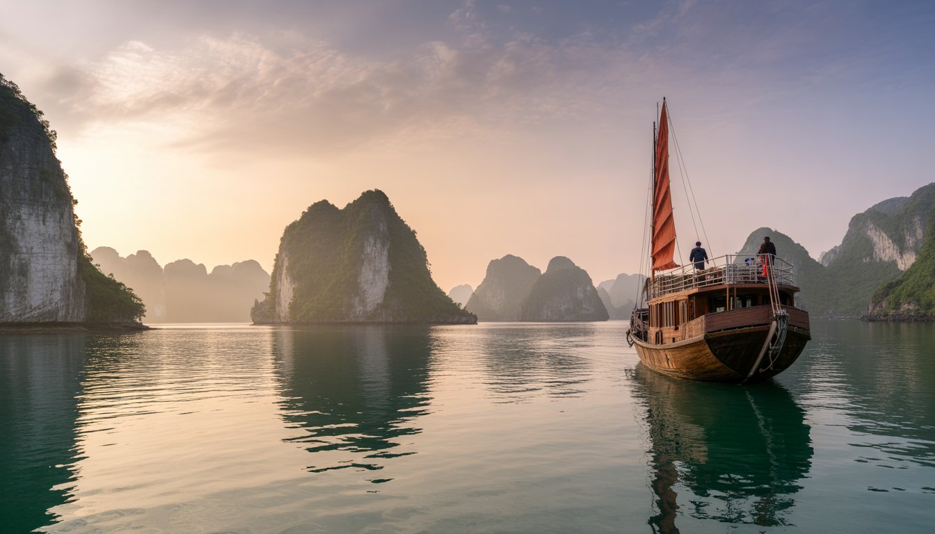 Circuit Aventure nord-sud au Vietnam: randonnée à Pu Lùông, croisière en baie d'Halong et immersion à Hue, Hoi An puis Delta du Mékong en Vietnam - Photo paysage