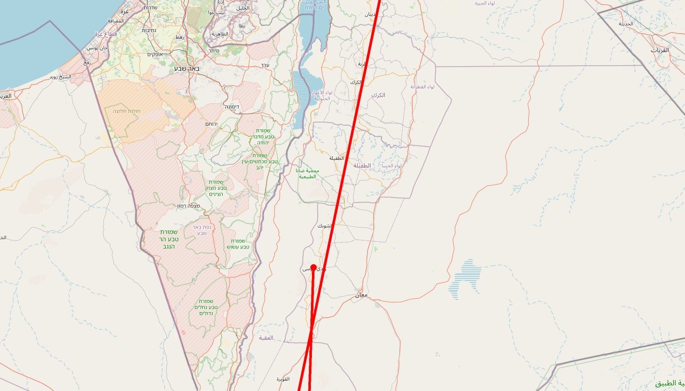 Carte de l'itinéraire du circuit Circuit Wadi Rum à Pétra — Aventure désertique en petit groupe en Jordanie