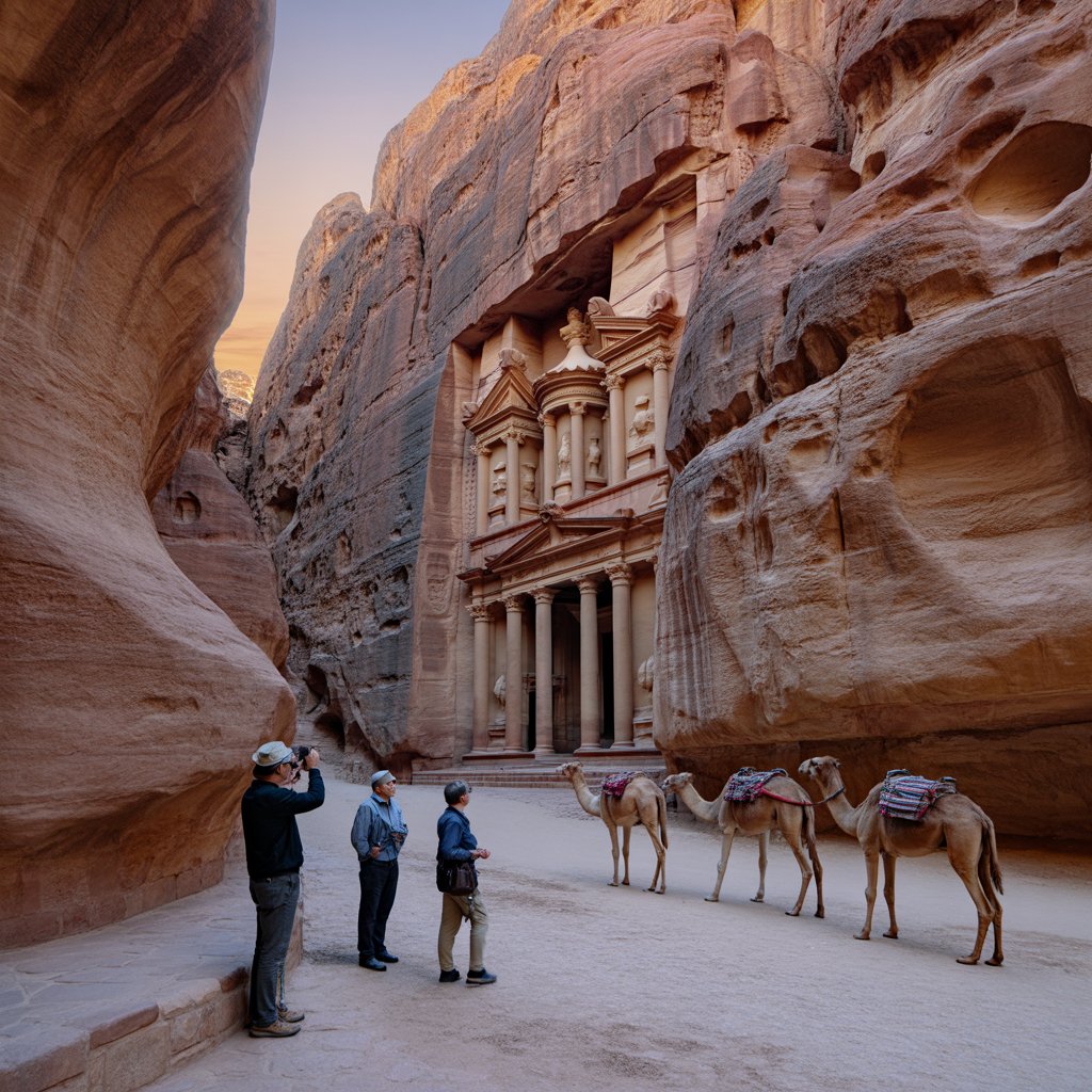 Photo du circuit Aventure jordanienne en petit groupe : Pétra, Wadi Rum et Mer Morte en Jordanie - Vue 2
