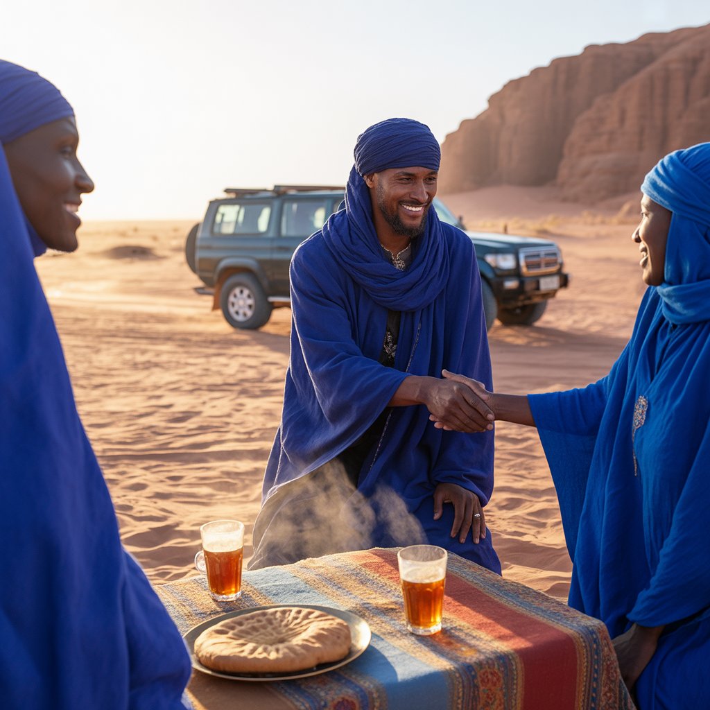 Photo du circuit Initiation au Tassili, Tadrart Rouge en Algérie - Vue 1