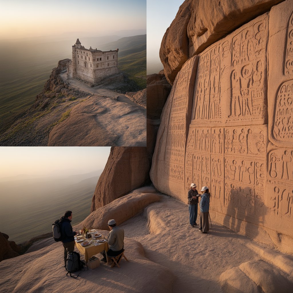 Photo du circuit Trek au sommet de l’Assekrem (2649m) et du Mont Tahat (2908m) au Hoggar en Algérie - Vue 3