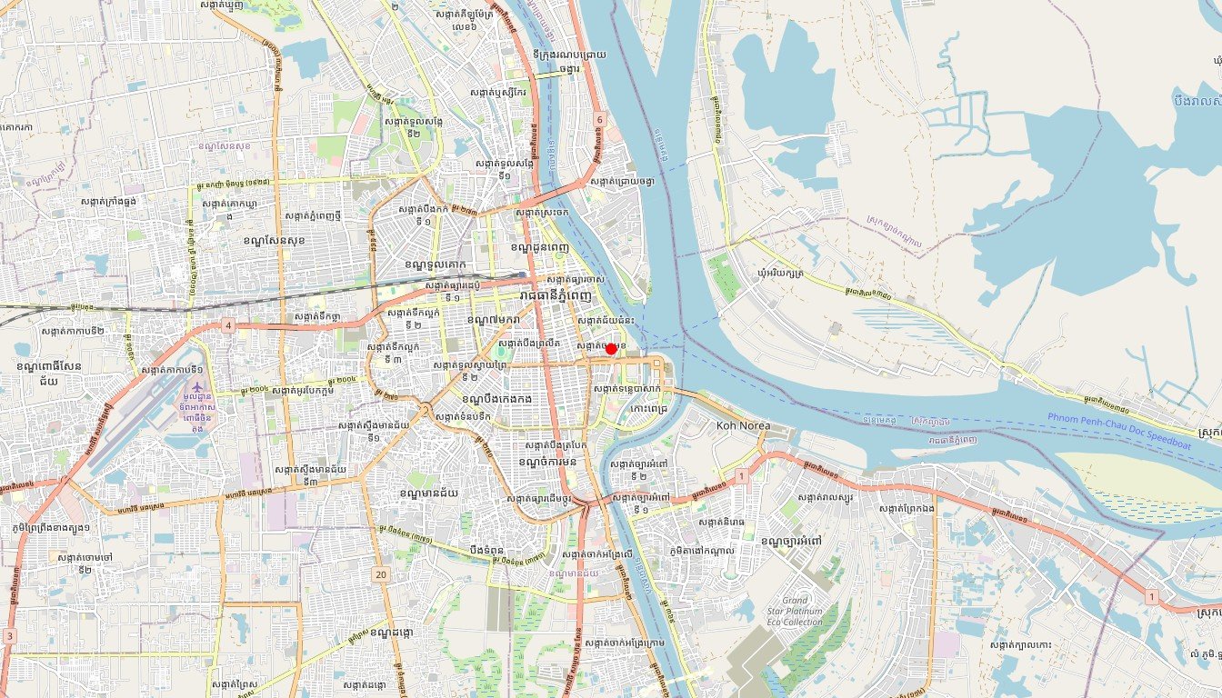 Carte de l'itinéraire du circuit Circuit Vietnam - Cambodge en Vietnam, Cambodge