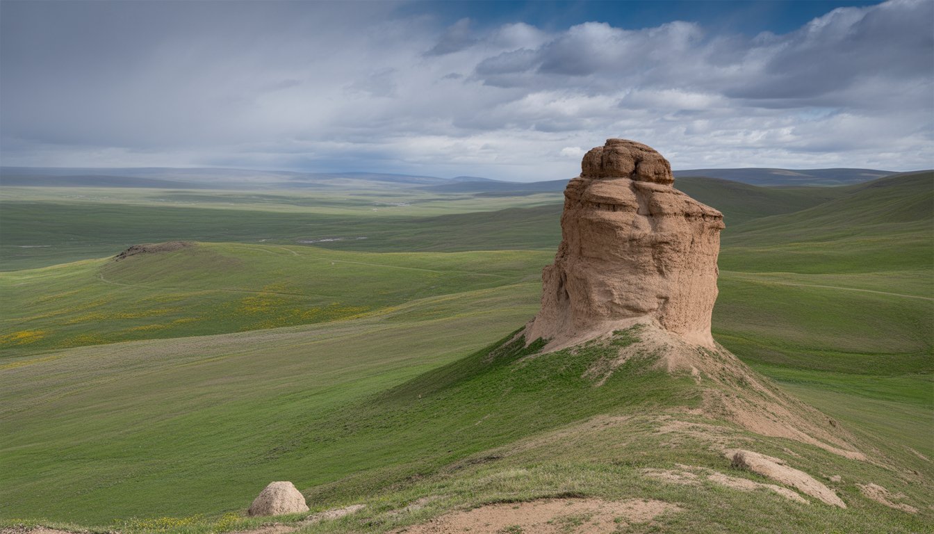 Torysh (Vallée des Boules) — plateau d'Ustyurt en Kazakhstan - Photo