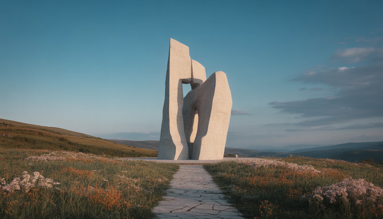 Monument Newborn en Kosovo - Photo
