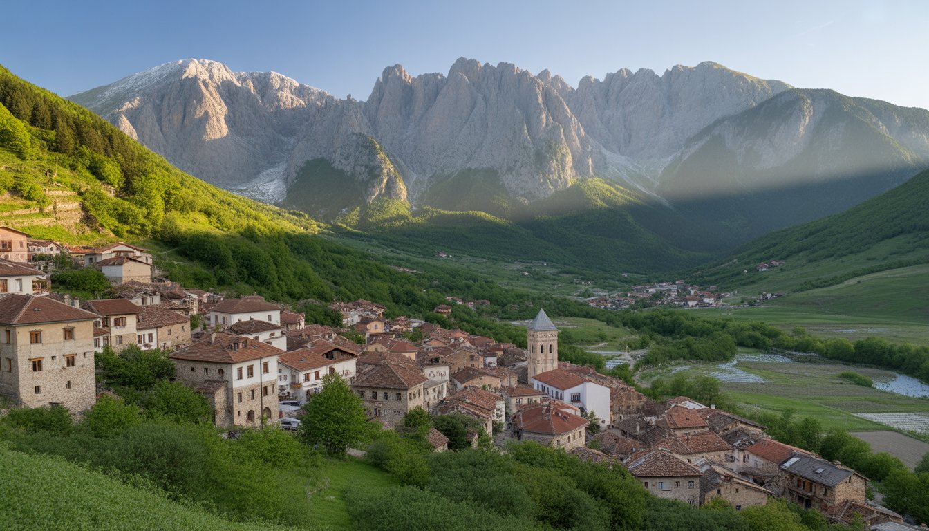 Pejë (Peja) en Kosovo - Photo