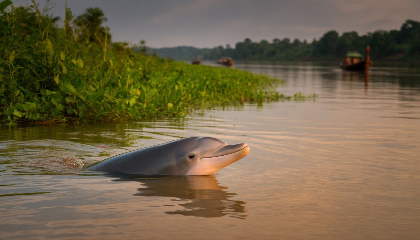 Kratie en Laos - Photo