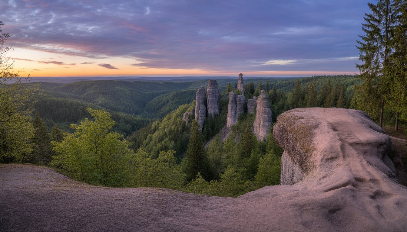 Parc national de la Gauja (Gaujas Nacionālais parks) en Lettonie - Photo