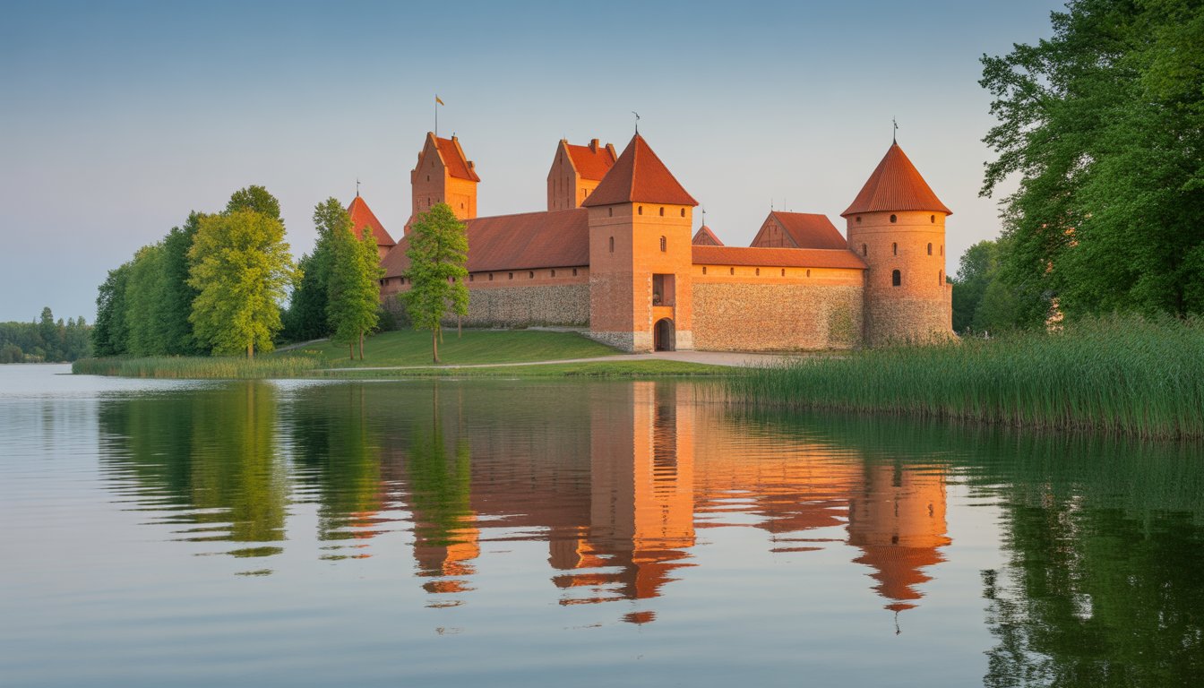 Château de Trakai en Lituanie - Photo