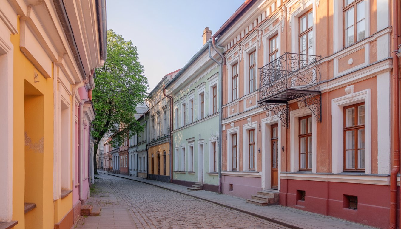 Vieille ville de Kaunas en Lituanie - Photo