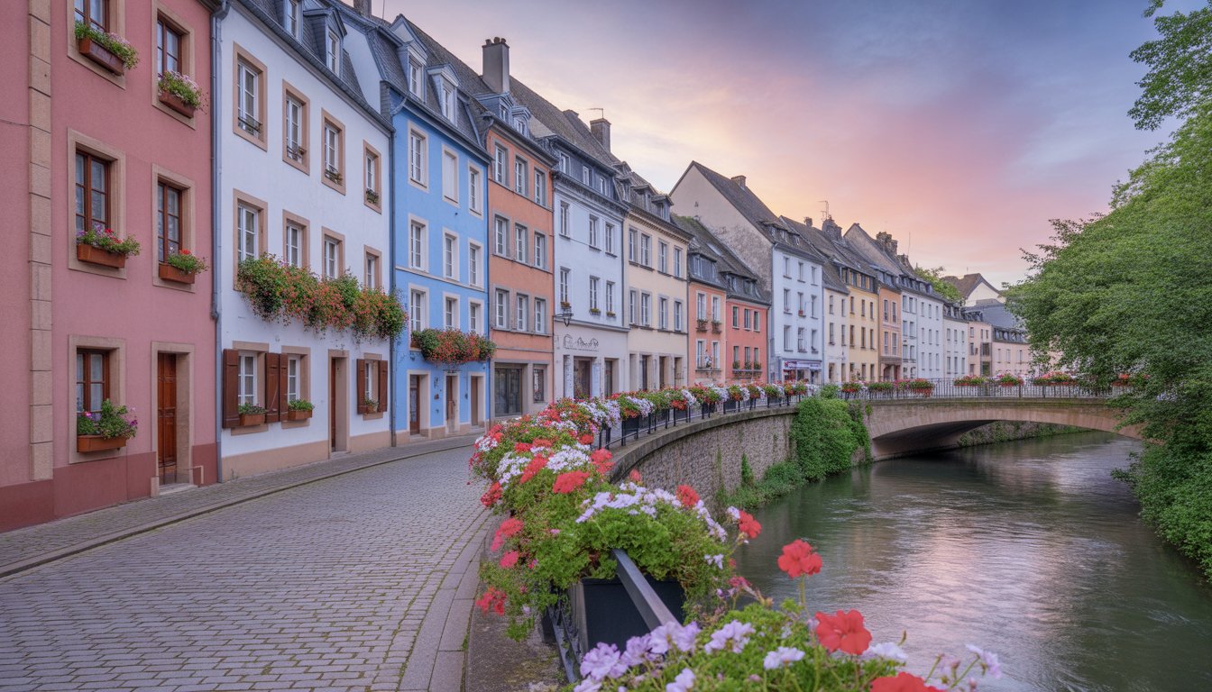 Quartier du Grund en Luxembourg - Photo