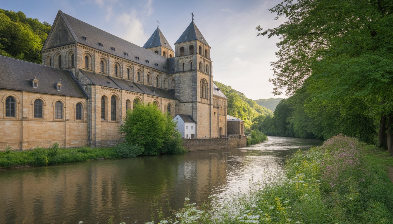 Echternach et son abbaye en Luxembourg - Photo