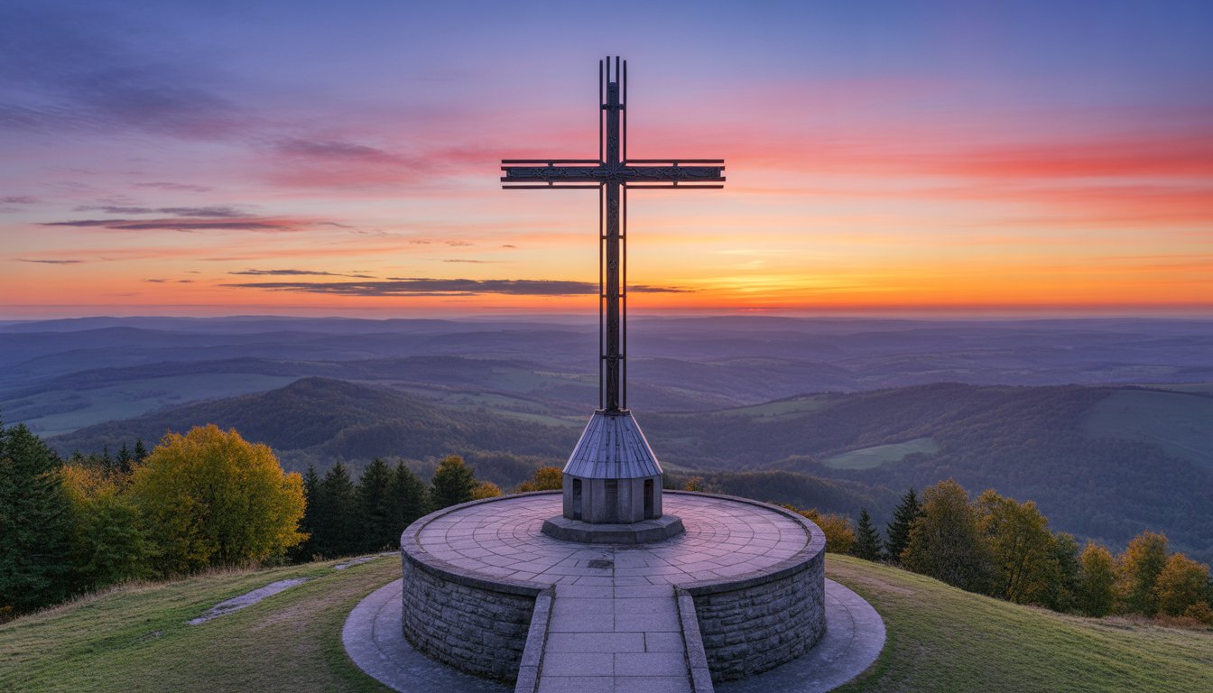 Millennium Cross (Mont Vodno) en Macédoine du Nord - Photo