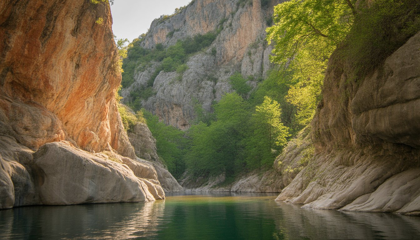 Canyon de Matka en Macédoine du Nord - Photo