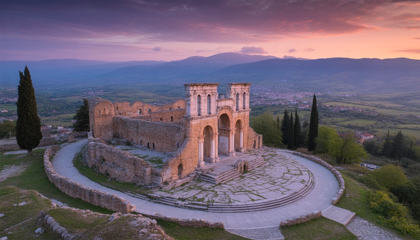 Bitola et la cité antique d'Heraclea Lyncestis en Macédoine du Nord - Photo