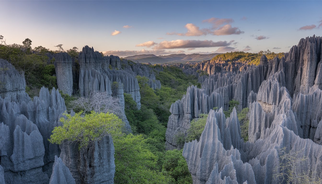 Tsingy de Bemaraha en Madagascar - Photo