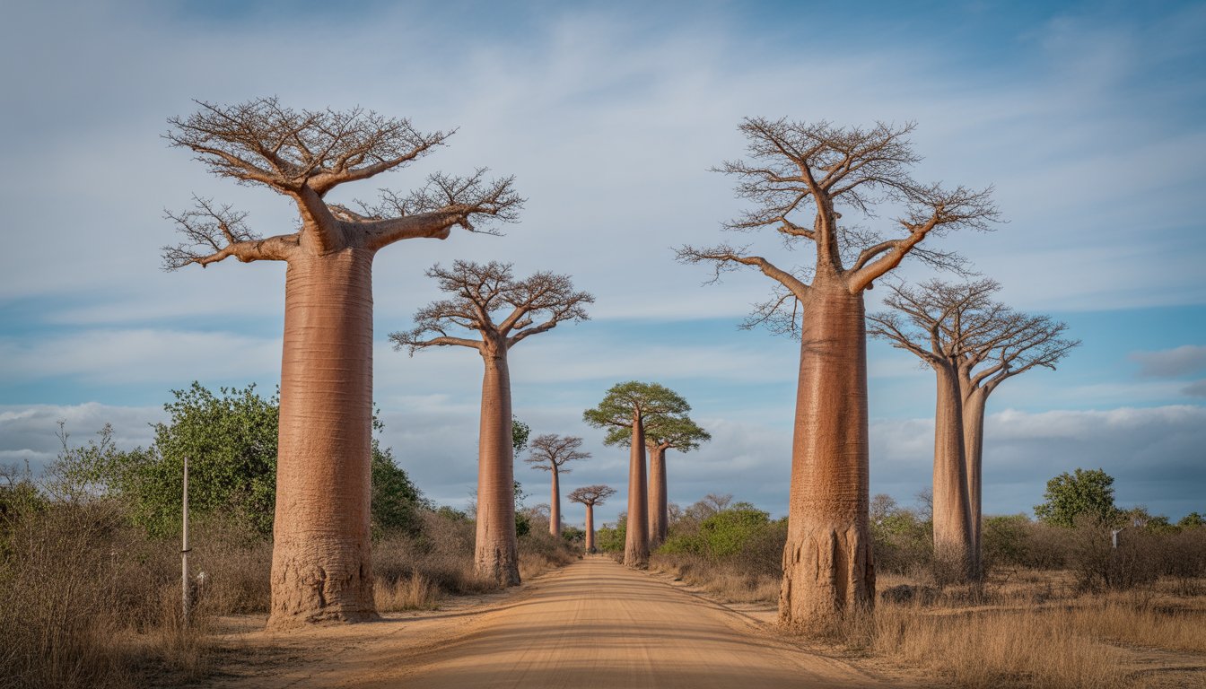 Allée des Baobabs (Avenue des Baobabs) en Madagascar - Photo