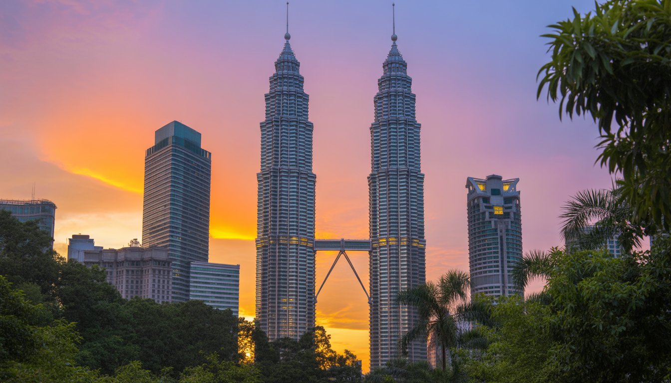 Tours Petronas (Petronas Twin Towers) en Malaisie - Photo