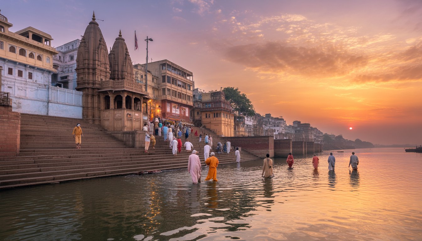 Varanasi (Bénarès) en Inde - Photo