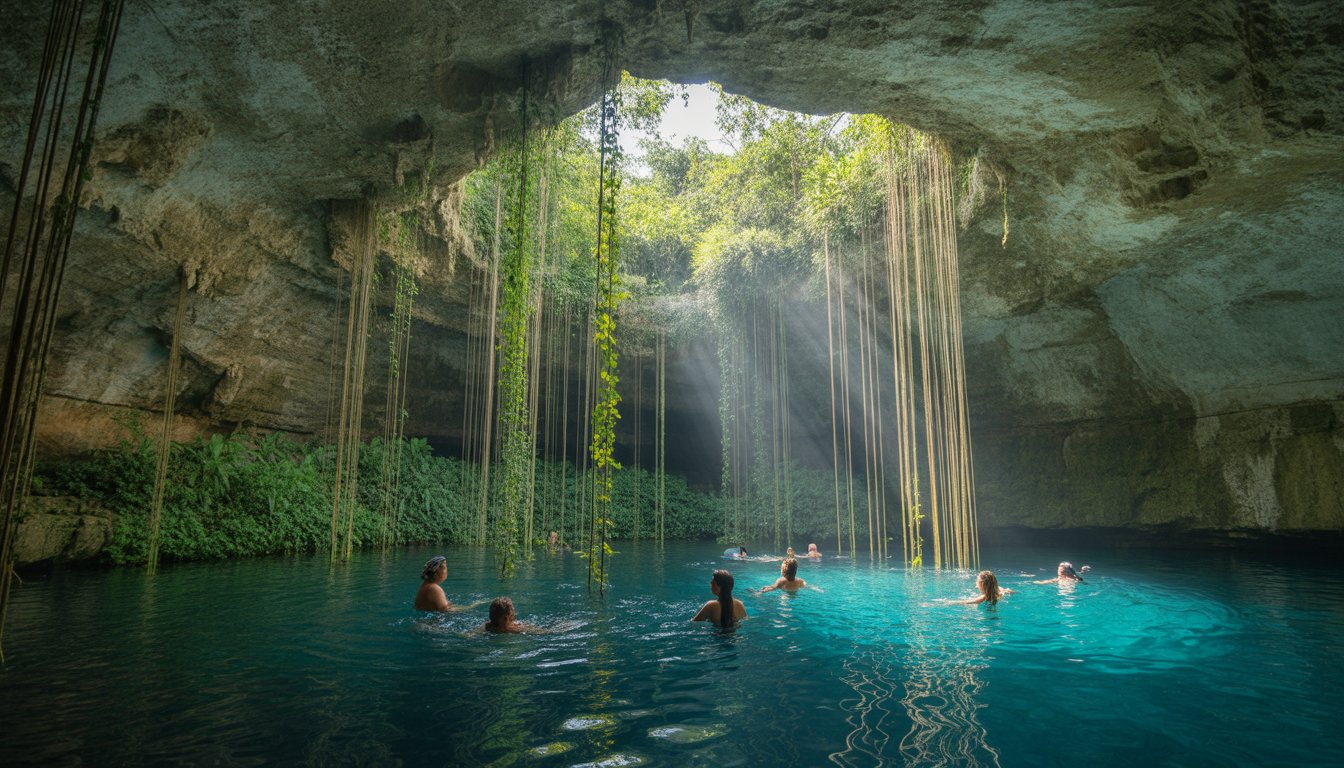 Cenote Ik Kil en Mexique - Photo