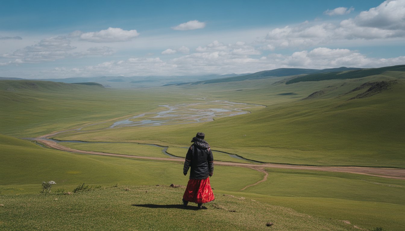 Vallée de l'Orkhon (Orkhon Valley Cultural Landscape) en Mongolie - Photo