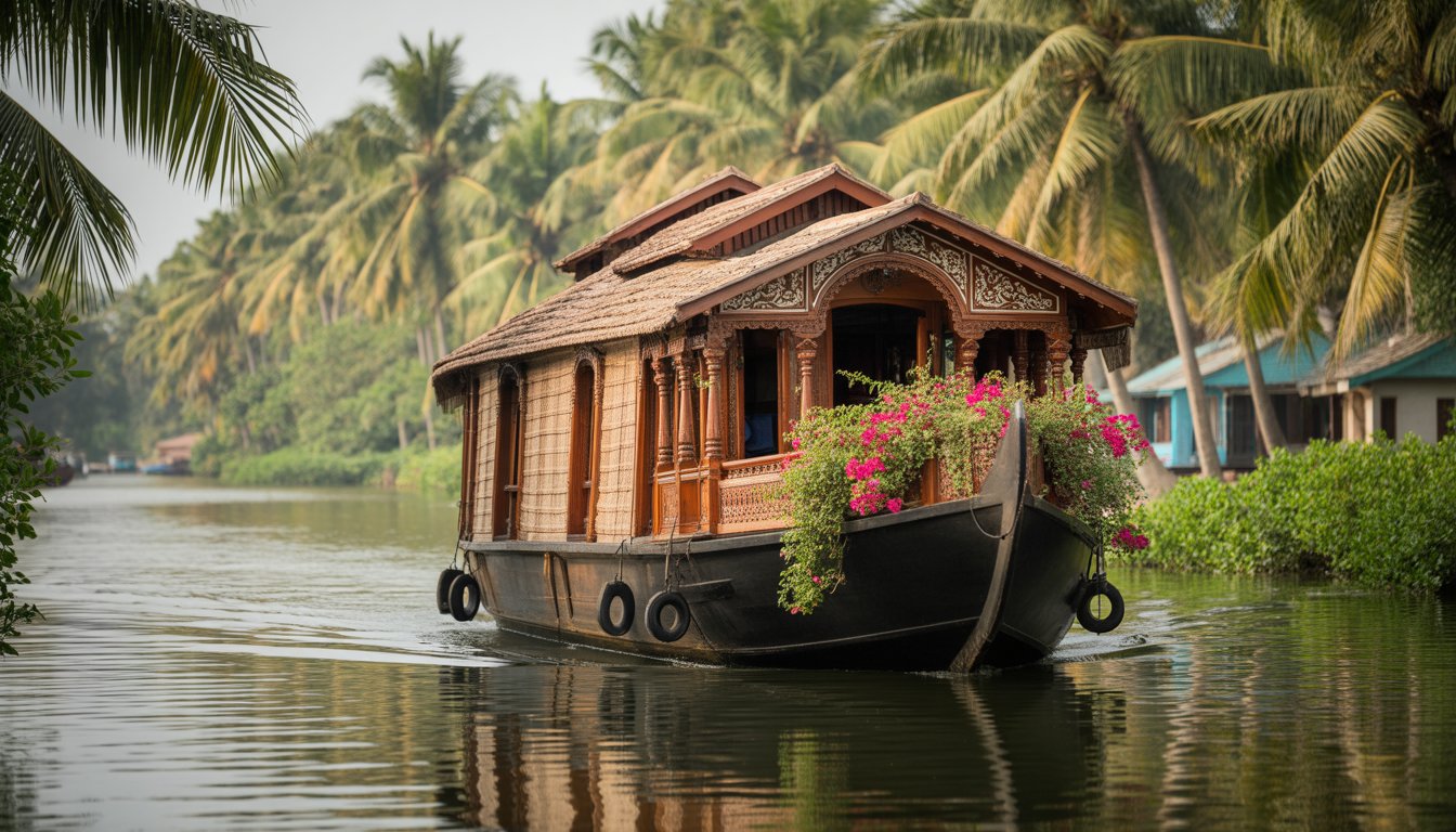 Backwaters du Kerala (Alleppey) en Inde - Photo