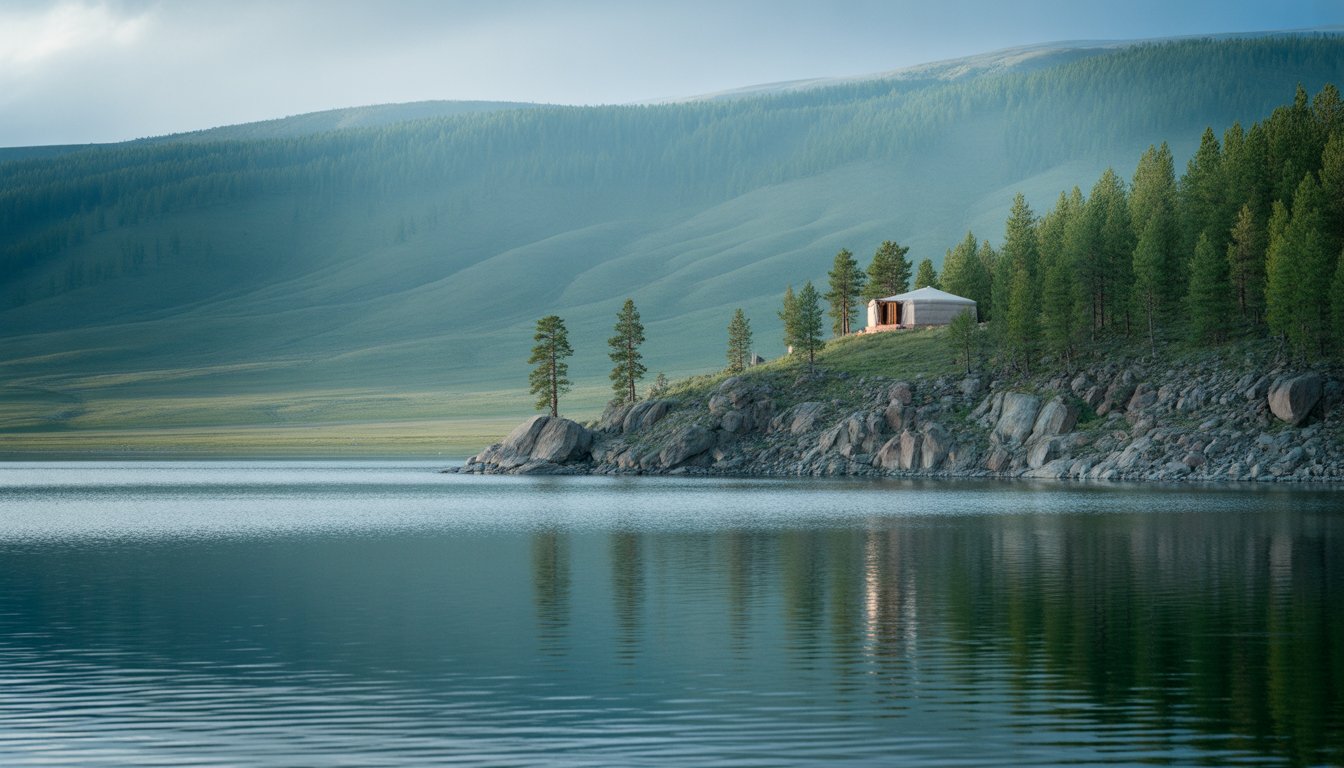 Lac Khovsgol (Khuvsgul Nuur) en Mongolie - Photo