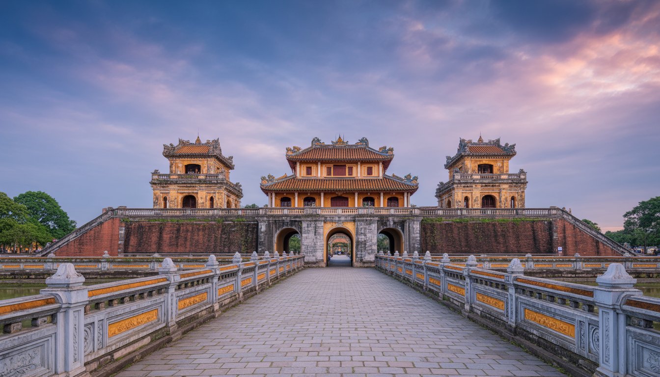 Ville impériale de Hué (Citadelle impériale) en Vietnam - Photo