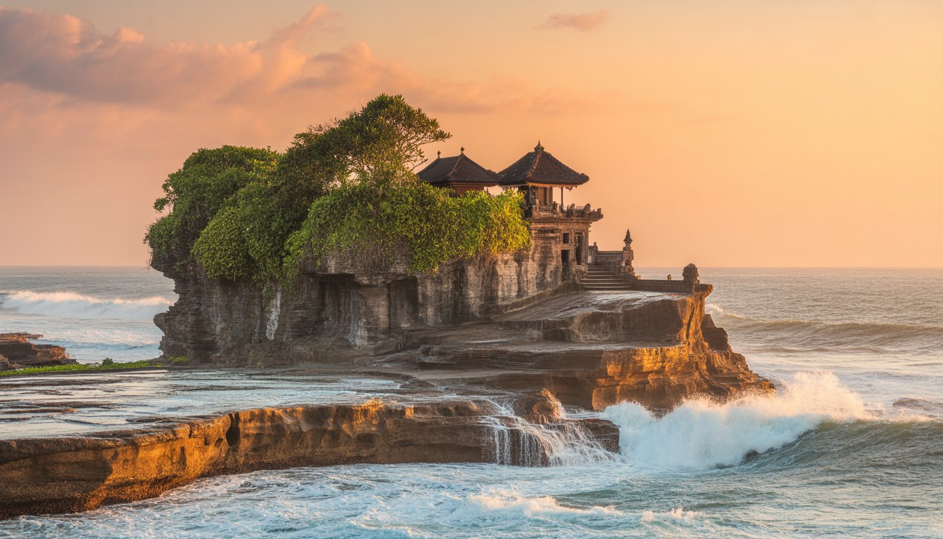 Tanah Lot en Indonésie - Photo