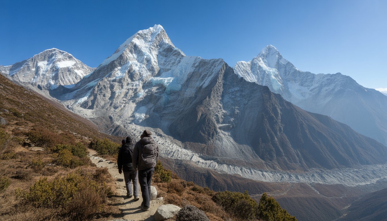 Sagarmatha National Park (région de l'Everest) en Népal - Photo