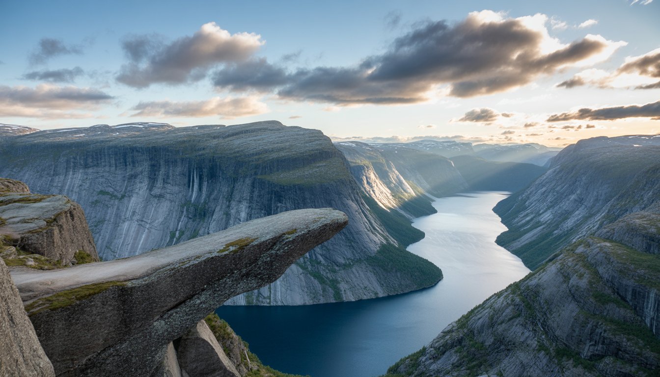 Trolltunga en Norvège - Photo