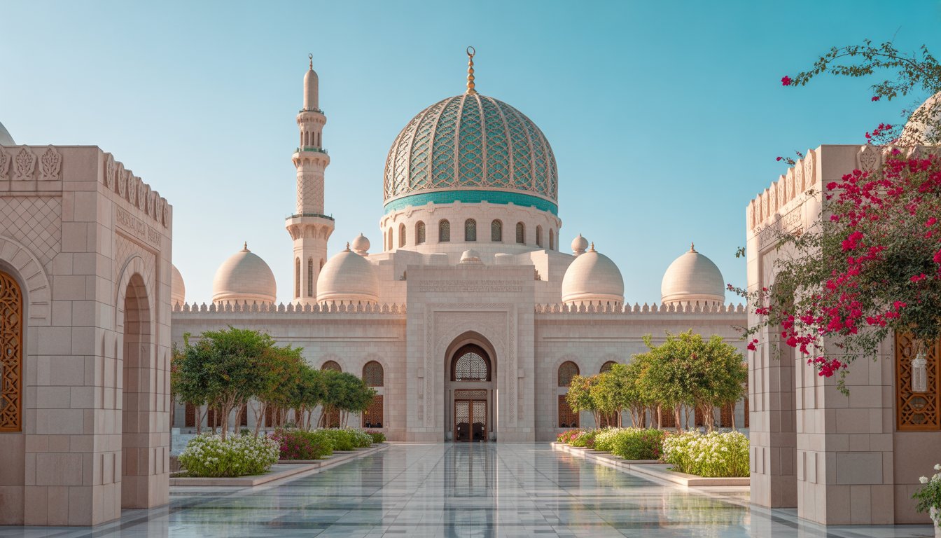 Grande Mosquée du Sultan Qaboos en Oman - Photo