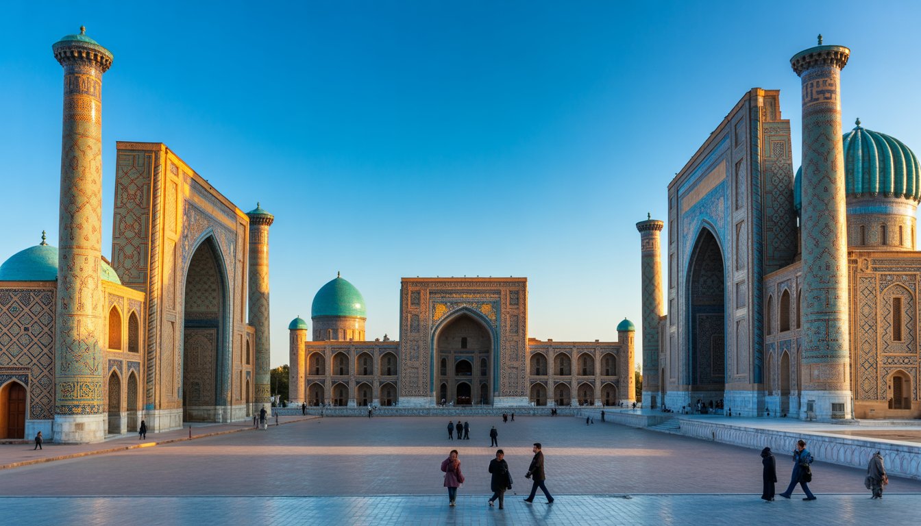 Registan (Samarkand) en Ouzbékistan - Photo