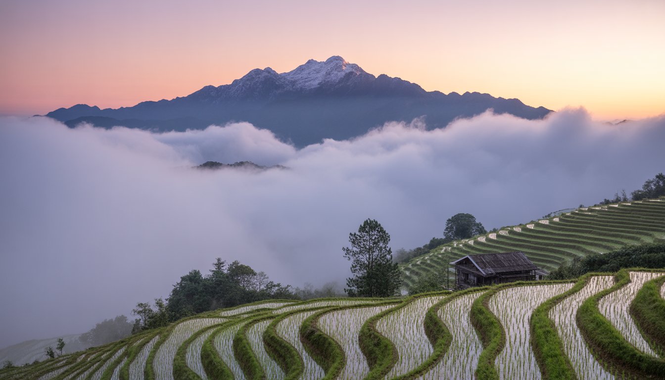 Sapa et le mont Fansipan en Vietnam - Photo