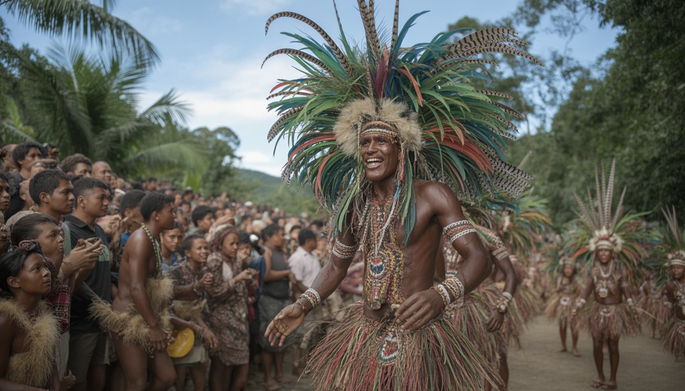 Mount Hagen Show en Papouasie-Nouvelle-Guinée - Photo