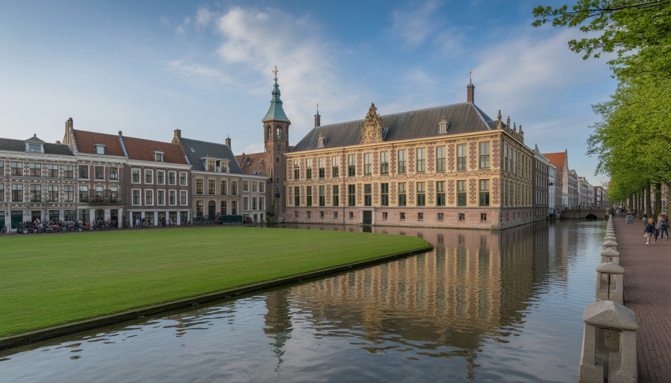 La Haye (Den Haag) — Binnenhof et Mauritshuis en Pays-Bas - Photo