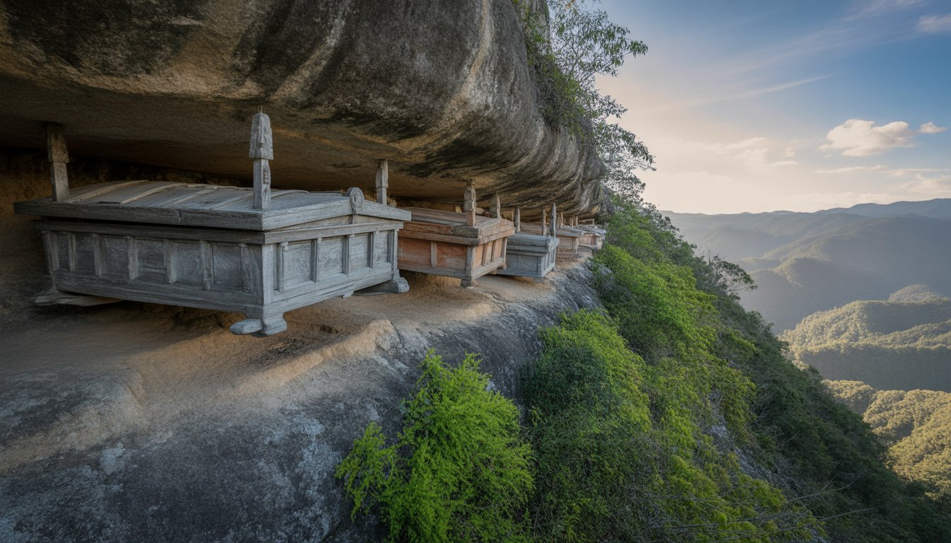 Sagada (Hanging Coffins et grottes) en Philippines - Photo