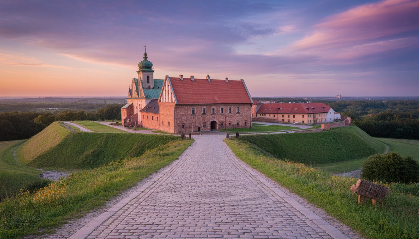 Lublin (vieille ville et camp de Majdanek) en Pologne - Photo