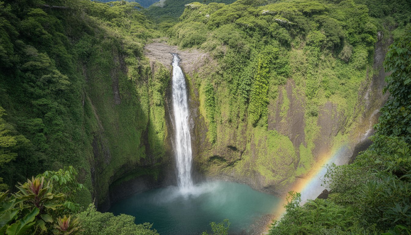 Chutes de Faarumai (Tahiti) en Polynésie française - Photo