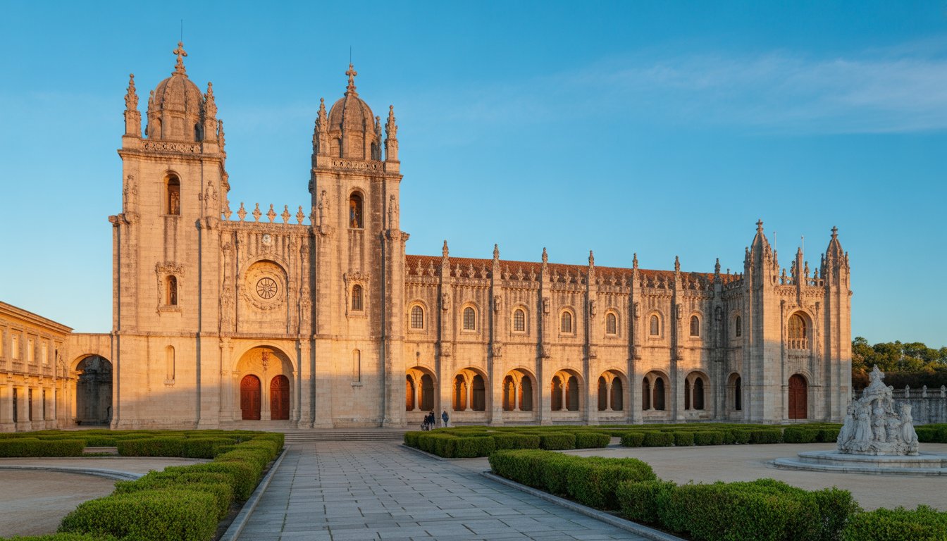 Monastère des Hiéronymites (Mosteiro dos Jerónimos) en Portugal - Photo