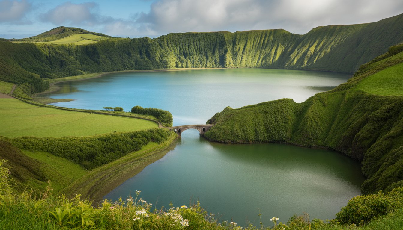 Lagoa das Sete Cidades (Açores) en Portugal - Photo
