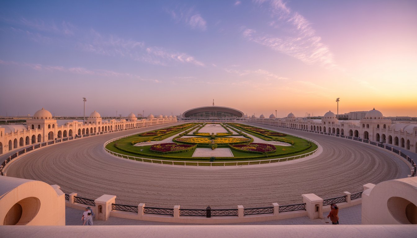 Hippodrome d'Al Shahaniya (courses de chameaux) en Qatar - Photo