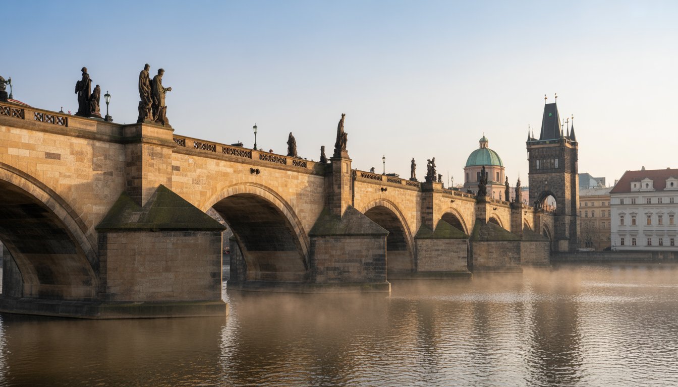 Pont Charles (Karlův most) en République Tchèque - Photo
