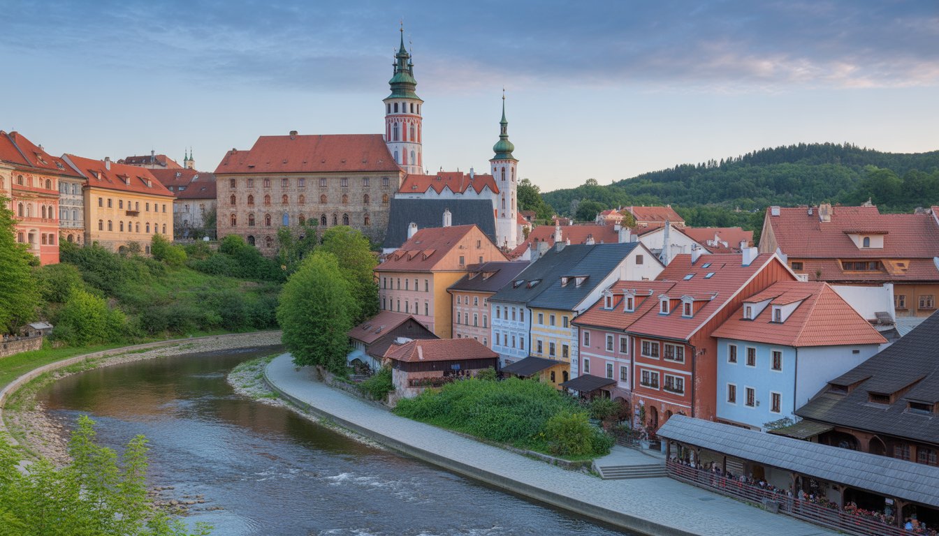 Český Krumlov en République Tchèque - Photo